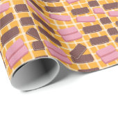 フレーバーウエハのシームレスな背景 ラッピングペーパー (ロールコーナー)