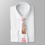 フレーバーミルク模様 ネクタイ (タイ)