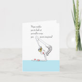 フレーミングに適したヨガポーズヨガユーモアのカード カード (正面)