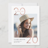 フレーミングイヤーの卒業招待状発表 招待状 (正面)