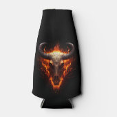 フレーミングカウースカルゴシック ボトルクーラー (正面)