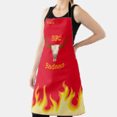 フレーミングカウースカルBBQバダス エプロン (インサイチュ)