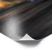 フレーミングカーおもしろいドラッグレーサースポーツ フォトプリント            (角)