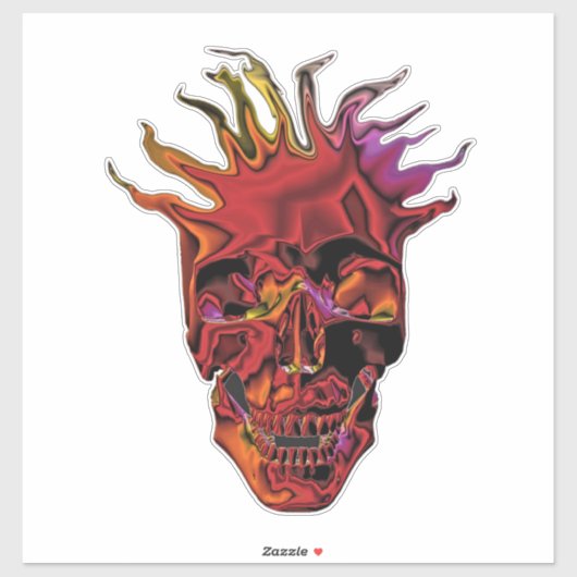 フレーミングクロムスカル シール (シート)