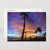 フレーミングスカイズオーバーワイキキビーチ ポストカード (正面/裏面)