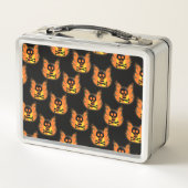 フレーミングスカル弁当箱 メタルランチボックス (裏面)