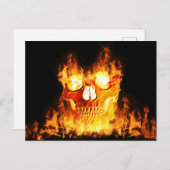 フレーミングスカル ポストカード (正面/裏面)