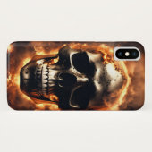 フレーミングスカル Case-Mate iPhoneケース (裏面(横))