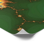 フレーミングドラゴン(プリント) ポスター (角)