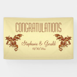 フレーミングドラゴンon金ゴールドパーソナル 横断幕