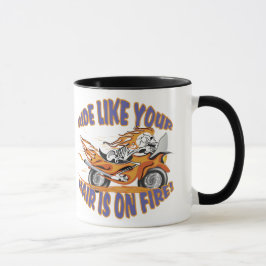 フレーミングバイクスカル マグカップ