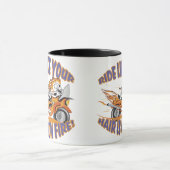 フレーミングバイクスカル マグカップ (中央)