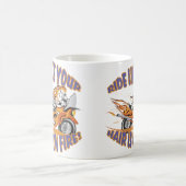 フレーミングバイクスカル マグカップ (中央)