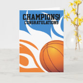 フレーミングバスケットボールB&Oおめでとうカード カード (黄色い花)