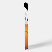 フレーミングバスケットボールB/Wのパーソナライズ Case-Mate iPhoneケース (裏面 / 左)