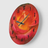フレーミングバラオンパーチメント ラージ壁時計 (傾斜)