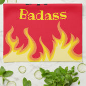 フレーミングピグお尻BBQバダス キッチンタオル (折り畳み)