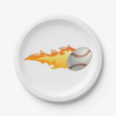 フレーミングベースボール紙プレート ペーパープレート (正面)