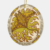 フレーミングマンタレイオーナメント セラミックオーナメント (左)