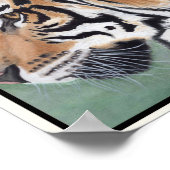 フレーミングミランダに適したTIGERアートプリント ポスター (角)