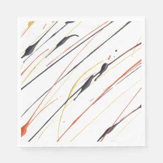 フレーミングレザー絵を描（ばちゃばちゃ）跳ねる紙ナプキンス スタンダードランチョンナプキン