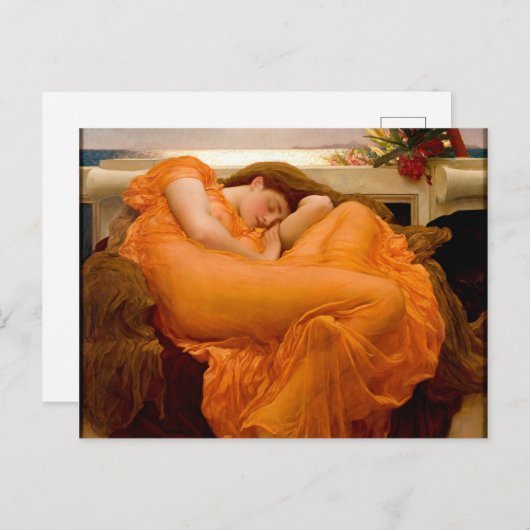 フレーミング6月絵画ズバイフレデリック・レイトン ポストカード (正面/裏面)