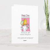 フレームおもしろいに適したヨガポーズカード! カード (裏面)