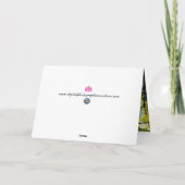 フレームそれは悔やみや弔慰で梳きます カード (裏面)