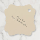 フレームにチューリップ、手作り… フェイバータグ (裏面)