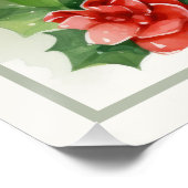 フレームに準備フェイクした幸せクリスマスピグレットマット ポスター (コーナー)