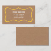 フレームのクラフトのテレホンカード コーリングカード (正面/裏面)