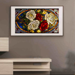 フレームのテレビアート ポスター