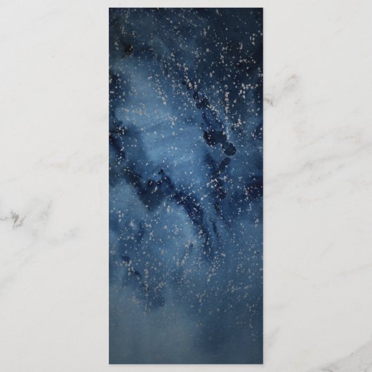 フレームのディナーメニューを使用した結婚天空 メニュー (裏面)