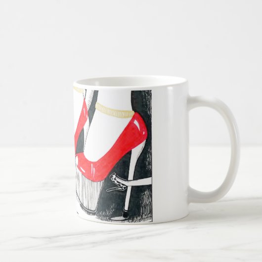 フレームのハイヒール コーヒーマグカップ (右)