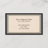 フレームのボーダー名刺 名刺 (正面)
