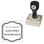 フレームのライブラリかエレガントら ラバースタンプ (押印)