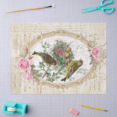 フレームの短命なもののDecoupageのばら色ティッシュ 薄葉紙 (クラフト)