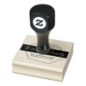 フレームはっきりしたス点々のあるクリプトファミリアドレス ラバースタンプ (スタンプ)