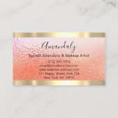 フレームイベントプランナーバラ金ゴールド 名刺 (裏面)