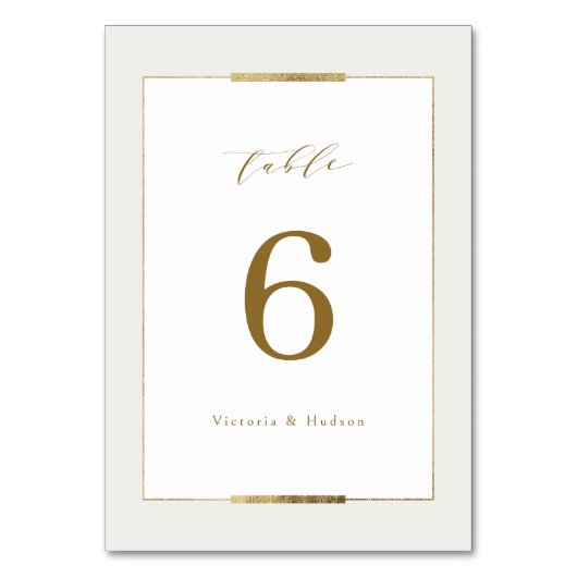 フレームエレガンスシンプルモダンクラッシー結婚ズ テーブルナンバー (裏面)