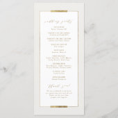 フレームエレガンスシンプルモダンクラッシー結婚ズ プログラム (裏面)