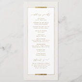 フレームエレガンスシンプルモダンクラッシー結婚ズ プログラム (裏面)