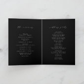 フレームエレガンスブラックシンプルモダンクラッシー結婚ズ プログラム (内部)