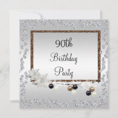 フレームエレガンス90th誕生日 招待状 (正面)