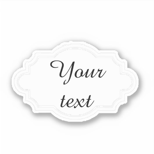 フレームエレガントカスタム シール (正面)