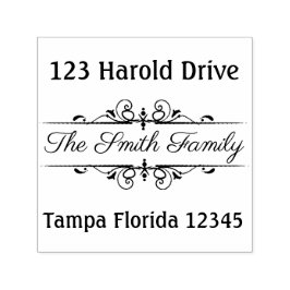 フレームエレガント差出人住所 セルフインキングスタンプ