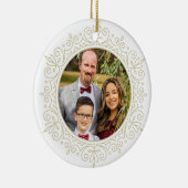 フレームエレガント華美休日の写真 セラミックオーナメント (右)