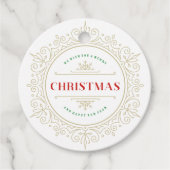 フレームエレガント華美休日の挨拶 フェイバータグ (正面)