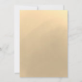 フレームエレガント金ゴールド100誕生日 招待状 (裏面)