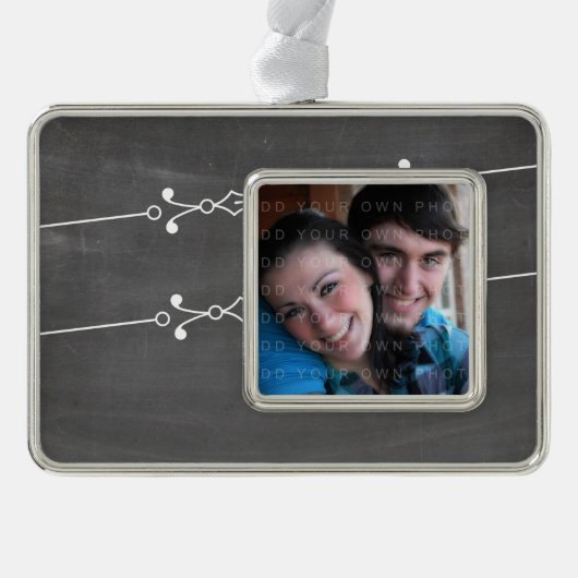 フレームオーナメントQCテンプレート シルバープレートフレームオーナメント (正面)